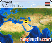 Qwest satellite map