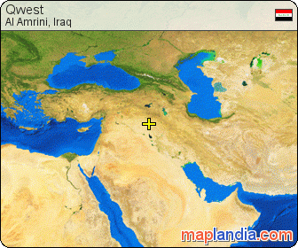 Qwest satellite map