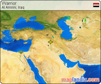 Warrior satellite map