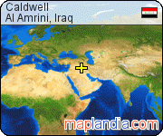 Caldwell satellite map