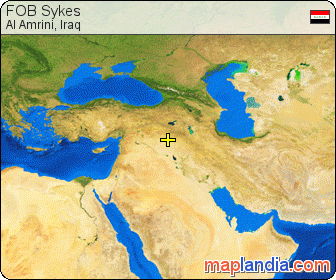 FOB Sykes satellite map