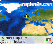 A Plus Skip Hire satellite map