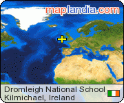 Dromleigh National School satellite map