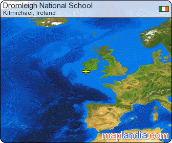 Dromleigh National School satellite map