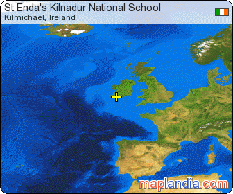 St Enda's Kilnadur National School satellite map