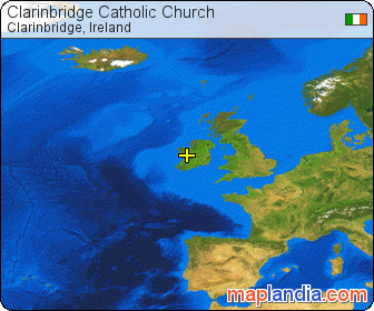 Clarinbridge Catholic Church  satellite map