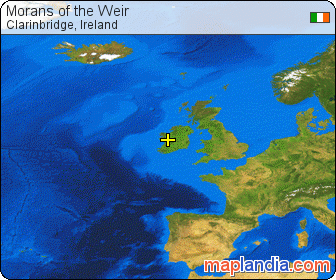 Morans of the Weir satellite map