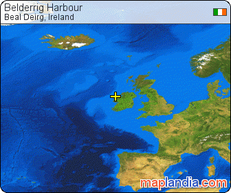 Belderrig Harbour satellite map