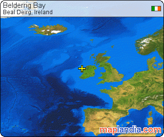 Belderrig Bay satellite map