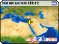 kfar menachem kibbutz satellite map