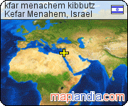 kfar menachem kibbutz satellite map
