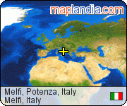 Melfi, Potenza, Italy satellite map