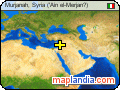 Murjanah, Syria ('Ain el-Merjan?) satellite map