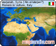 Murjanah, Syria ('Ain el-Merjan?) satellite map