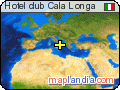Hotel club Cala Longa satellite map