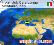 Hotel club Cala Longa satellite map