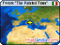 Furore "The Painted Town" satellite map