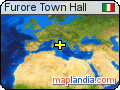 Furore Town Hall satellite map