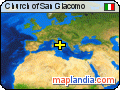 Church of San Giacomo satellite map
