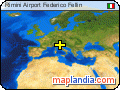 Rimini Airport Federico Fellin satellite map