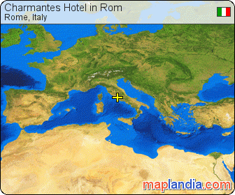 Charmantes Hotel in Rom satellite map
