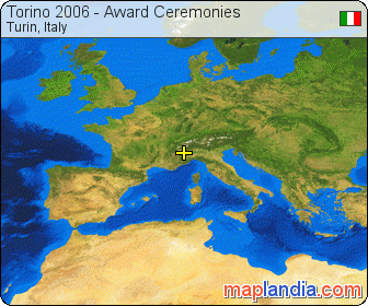 Torino 2006 - Award Ceremonies satellite map