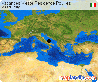 Vacances Vieste Résidence Pouilles satellite map
