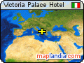 Victoria Palace Hotel satellite map