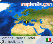 Victoria Palace Hotel satellite map