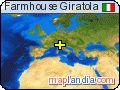 Farmhouse Giratola satellite map