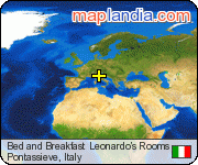 Bed and Breakfast  Leonardo's Rooms satellite map