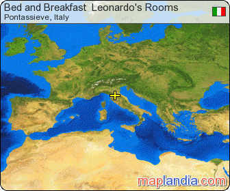 Bed and Breakfast  Leonardo's Rooms satellite map