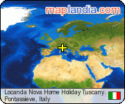 Locanda Nova Home Holiday Tuscany. satellite map