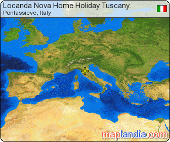 Locanda Nova Home Holiday Tuscany. satellite map