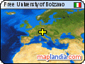 Free Universty of Bolzano satellite map