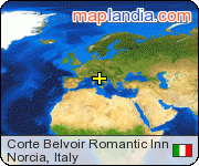 Corte Belvoir Romantic Inn satellite map