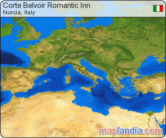 Corte Belvoir Romantic Inn satellite map