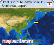 Hotel Sunroute Plaza Shinjuku satellite map