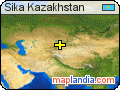 Sika Kazakhstan satellite map