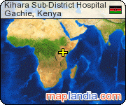 Kihara Sub-District Hospital satellite map