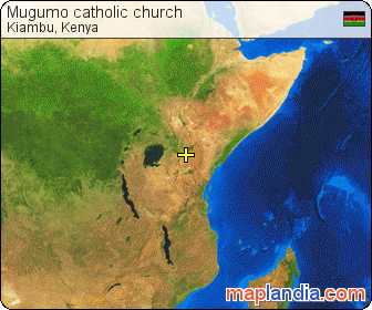 Mugumo catholic church satellite map