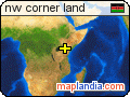 nw corner land  satellite map