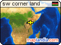 sw corner land  satellite map