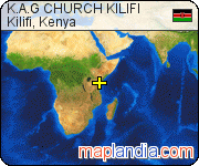 K.A.G CHURCH KILIFI satellite map