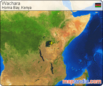 Wachara satellite map