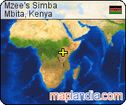 Mzee's Simba satellite map