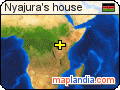 Nyajura's house satellite map