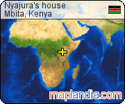 Nyajura's house satellite map