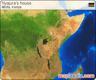Nyajura's house satellite map