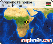 Nyasonga's house satellite map